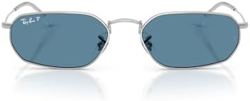 Amazon.com: Ray-Ban RB8148 Hexagonal Titanium Sunglasses, Silver