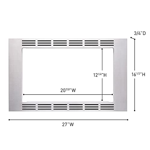 Panasonic NNTK621SS 27inch Trim Kit for 1.2 cu ft Microwave Ovens, 1