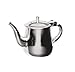 Stainless Steel Gooseneck Tea Pot w/Vented Hinged Lid, 10 Fluid Ounces (1-2 Cups) by Pride Of India