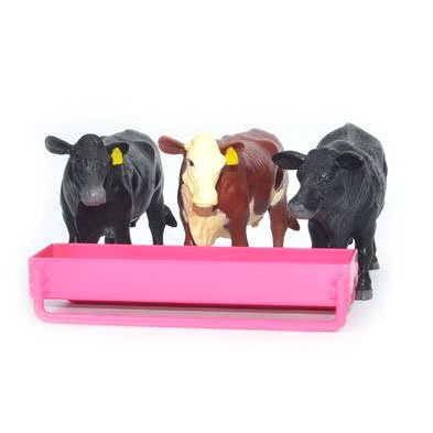 Amazon Com Little Buster Toys 1 16th Pink Cattle Bunk Feeder
