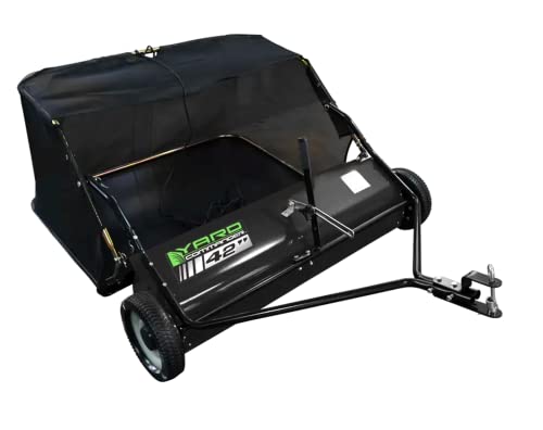YARD COMMANDER - 42-Inch Tow Behind Lawn Sweeper