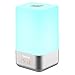 Tecboss Wake Up Light LED Bedside Lamp Alarm Clock W Sunrise Simulation, 5 Natural Sounds, Touch Control Color Change Dimmable LED Night Light