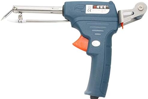 110V 60W Manual Tin Suction Tin Device Electric Welding Tool Automatic Send Tin Soldering Solder Tool Peacock Blue