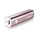 Portable Charger,Mopower 3000mAh Power Bank Lipstick-shaped Aluminum Metal External Backup Battery Pack for iPhone 6 4 5S 4S, iPad ,Galaxy S6 Note 3, iPod,HTC,Sony,LG, Mobile Digital Devices (Pink)