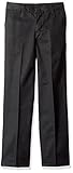 Dickies Little Boys' Classic Flat Front Pant,Black,7 Regular