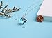 PLATO H Heart Pendant Necklace, Infinity Wrap Crystal Charm, Elegant Gift for Women, Perfect for Birthdays, Anniversaries, Valentine's Day