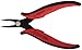 Hakko CHP PNB-2005 Long-Nose Angled Pliers, Pointed Flat Outside Edge, 45-Degree Angled Serrated Jaws, 32mm Jaw Length, 1.2mm Width, 3mm Thick Steel