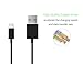 Micro USB Cable 8 Inch [4-Pack] by Wasserstein for Android devices, e-readers and all other Micro USB devices from brands such as Samsung, HTC, Motorola, Nexus, Nokia and more (Black)