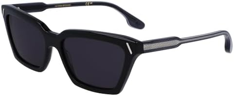 Victoria Beckham Sunglasses Square Full Rim, Black Frame and Dark