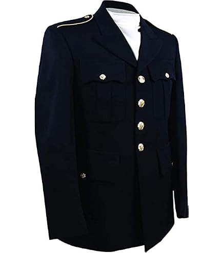 Wardog Surplus US ARMY MILITARY MEN'S 46L CLA SERVICE DRESS BLUE BLUES ASU UNIFORM COAT JACKET: Clothing, Shoes & Jewelry