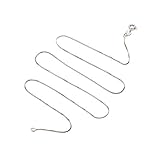 Kezef Sturdy Thin Box Chain Necklace Nickel Free Made in Italy 14