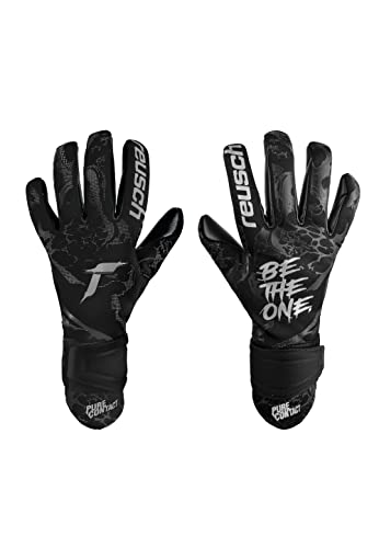 Reusch Pure Contact Infinity Goalkeeper Gloves with Very Good Grip and Inseam Cut, 9