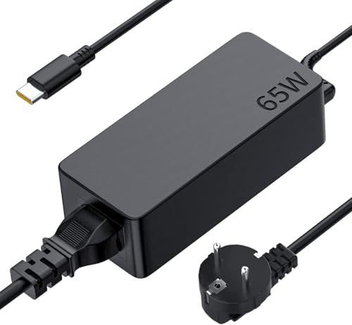 Charger 65W USB C Power Supply for Lenovo ThinkPad X1 Carbon T14 T15 E14 E15 X13 L13 L14 L15 T480 T480s T490 T580 T590 E480 E490 E580 E590 X280 X380 L380 Yoga 720 730 C740 C940 910 Type C Adapter