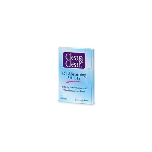 Clean & Clear Oil-Absorbing Sheets, 50-Count Sheets (Pack of 4) image