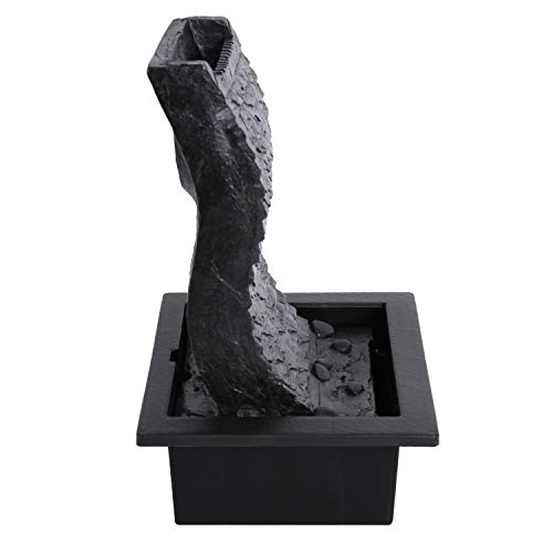 Electric Tabletop Water Fountain Decoration Slate Desktop Indoor Outdoor Portable Decorative