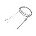 Uxcell -100-1250C 13 mm Thread 5mm Probe K Type Thermocouple Temperature Sensor