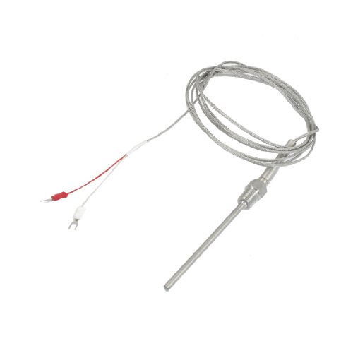 Uxcell -100-1250C 13 mm Thread 5mm Probe K Type Thermocouple Temperature Sensor