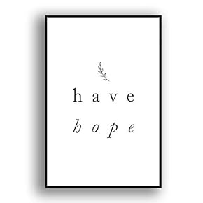 Framed Canvas Wall Art for Living Room, Bedroom Simple Words Canvas Prints for Modern Home Decoration Ready to Hang - 16"x24" inches