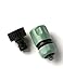 Gardener's Supply Company Snip N Drip Quick Connect Garden Hose Faucet Adapter | Easy to Install & Leakproof Outdoor Garden Watering Hose Easy Snap Adaptor | Fits with 1/2