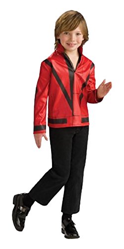 Michael Jackson Costume, Child's Thriller Red Jacket Costume