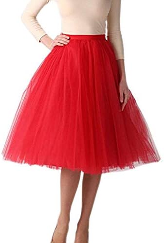 Length Layered Tulle A-line Party Prom Skirt Tulle Skirt