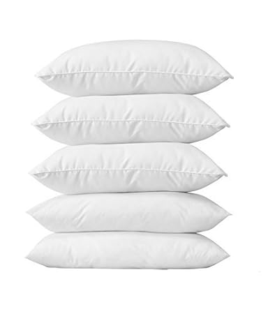 Aricca Micro Fiber Compressed Packed Bliss Pillow (White) - Set of 5