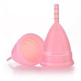 Menstrual Cups, OTBBA 2 Pack Pre Childbirth Soft Period Cup