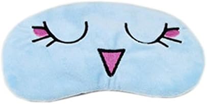 Ayygiftideas Cartoon Plush Animal Eye Mask Eyeshade Cover Cold Hot Therapy (Blue Bird)