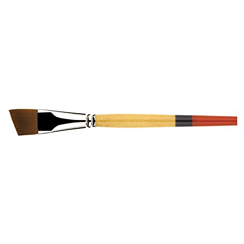 PrincetonSnap! 9650AS-050 SNAP BRUSH GOLD TAKLON ANGLE SHADER 12I, Size 1/2 inch