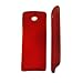 Cultured Sea Glass, Curved Rectangle Pendants 35x13.5mm, 2 Pieces, Dark Cherry Red
