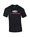Ford Performance Logo Adult Short Sleeve T-Shirt-Black-Large