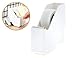 Bostitch Konnect Tape Dispenser with Premium Single-sided Tape, Sticks to Desk, White (KT-TAPE-WHITE)