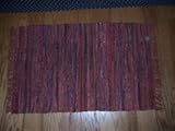 Hand Woven Country Rag Rugs in Spice, 2 x 3