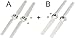 eoocvt 2 Pairs Propeller Rotor Blade Sets A and B for YUNEEC Typhoon G Q500 Q500+ Q500 4k RC Quadcopter Drone - White