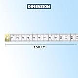 1ABOVE Double Sided Tape Measure 150cm/60 in Flexible Sewing Tape view 2