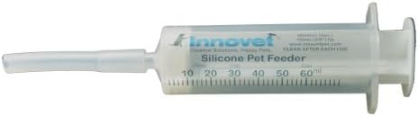 Innovet 60cc (2oz) Soft Hand Feeder with 10mm (3/8"wide) & 75mm (3"long) Silicone Tip (VALUE PACK OF 2)