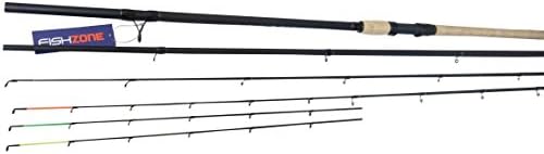 Fishzone GT APEX SERIES (DUO FLOAT & FEEDER) 10ft and 11ft (3 to 7lb lines) 3 Piece Carbon Composite Quality Dual Purpose Fishing Rod - with three tips