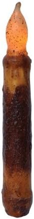 Hearthside Collection Burnt Mustard 6" Timer Taper (6)