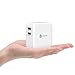 iClever BoostCube+ 36W Dual USB Wall Charger (1 QC 3.0 + 1 SmartID Port), White