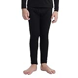 MANCYFIT Thermal Pants for Boys Fleece Lined Leggings Long Underwear Base Layer