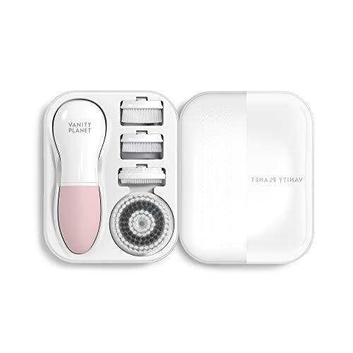 Vanity Glowspin 2.0 Facial Cleansing Brush With 4 Interchangeable Brush Heads for Body