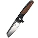 Eafengrow EF68 Folding Knife D2 Blade and G10 Handle with Clip Ball Bearing Everyday Carry Tool for Outdoor Rescue Survival. (EF68-brown)