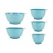 KitchenAid Mixing Bowls, Set of 5, Aqua Sky