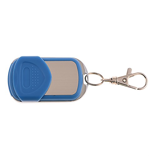 Delaman Car Alarm, Portable 433.92MHz 4 Channels RF Wireless Remote Control Duplicator for Garage Doors Gates Cars Alarm Systems (Blue)