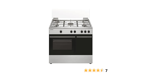 Corbero CC510GB90X Cocinas Portabombona, 12.55 W, Acero Inoxidable, Gris :  356.95: Amazon.es: Grandes electrodomésticos