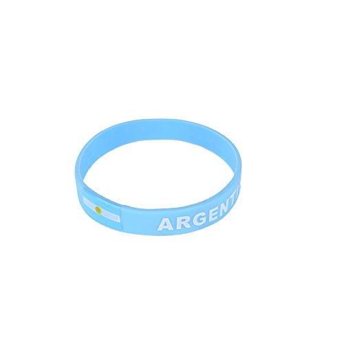 YESIDO Silicone Wrist Band Country Flags Printed Bracelet 2018 World Cup Souvenir Accessories Soccer Football Fan Gift 1pcs
