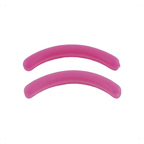 uxcell Elastic Rubber Makeup Refill Eyelash Curler Pad 12 Pcs Fuchsia