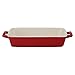 Mrs. Anderson’s Baking Oblong Rectangular Baking Dish Roasting Lasagna Pan, Ceramic, Rose, 13-Inches x 9-Inches x 2.5-Inches