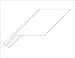 4' Long Frosted Linear Air Diverters (46-1/4