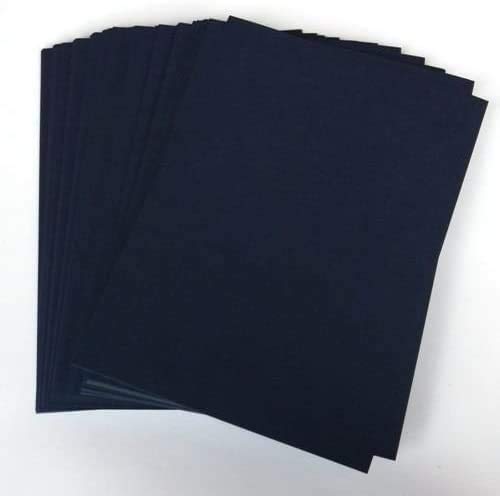 Navy A5 Card Stock by Stella Crafts x50 Sheets
